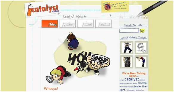 獨特的404頁面設計